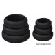XLEATHERS DELUXE - 100% MEZ. SILICONE COCKRING