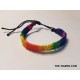  Braided rainbow bracelet