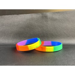 PRIDE Rainbow Silikon Armband