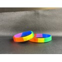 PRIDE Rainbow silicone bracelet