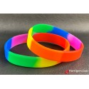Silicone rainbow bracelet
