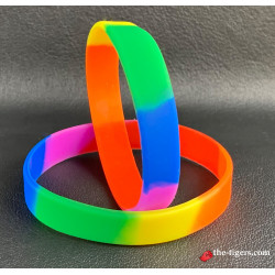 Silikon Regenbogen Armband