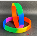 PRIDE Silikon Regenbogen Armband