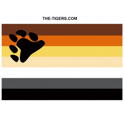 PRIDE BEARBROTHER HOOD FLAG 90x150cm