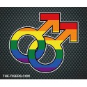 Pride Gay Sticker 10 x 12,7cm