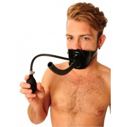 Inflatable Gag - Mask - thick durable black latex
