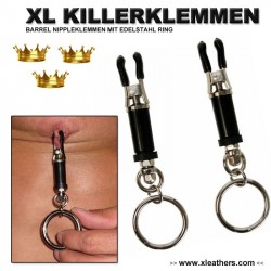 XTRM nipple clamps barrel with chain