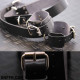 Leather Harness with Wrist Cuffs Frog Tie