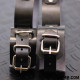Leather Harness with Wrist Cuffs Frog Tie
