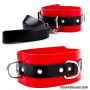 Leder Halsband Eddy mit Führungsleine|TOY PLAYER|Tigerversand – we reply fast, even faster via WhatsApp! Fastest shipping from our warehouses in Germany and Switzerland.|BDSM Fesseln
