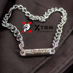 XTRM Stainless Steel Curb Necklace SLAVE