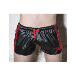 Boxer Barcelona Sexy Short Red Stripes black / red