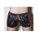 Boxer Barcelona Sexy Short Red Stripes schwarz / rot