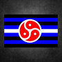 BDSM PRIDE FLAG 90x150|TOY PLAYER|Tigerversand – we reply fast, even faster via WhatsApp! Fastest shipping from our warehouses in Germany and Switzerland.|Gaypride