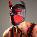 Neoprene Puppy Hood Red s/m