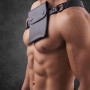 SLING POUCH - GENUINE LEATHER SHOULDER BAG|SAXOS.NET LEATHER|Tigerversand – we reply fast, even faster via WhatsApp! Fastest shipping from our warehouses in Germany and Switzerland.|BDSM Harness