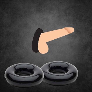 X Rubber Cockrings 2 Pack|SPORTFUCKER|Tigerversand – we reply fast, even faster via WhatsApp! Fastest shipping from our warehouses in Germany and Switzerland.|Ball stretcher