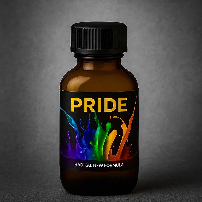 PRIDE XTRM RAW 25 ml|BLACK TIGER POPPERS|Tigerversand – we reply fast, even faster via WhatsApp! Fastest shipping from our warehouses in Germany and Switzerland.|Pentylnitrit Poppers