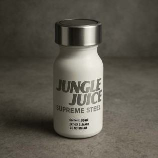 SUPREME STEEL 30 ml JUNGLE JUICE|LOCKERROOM POPPERS|Tigerversand – we reply fast, even faster via WhatsApp! Fastest shipping from our warehouses in Germany and Switzerland.|Jungle Juice Poppers
