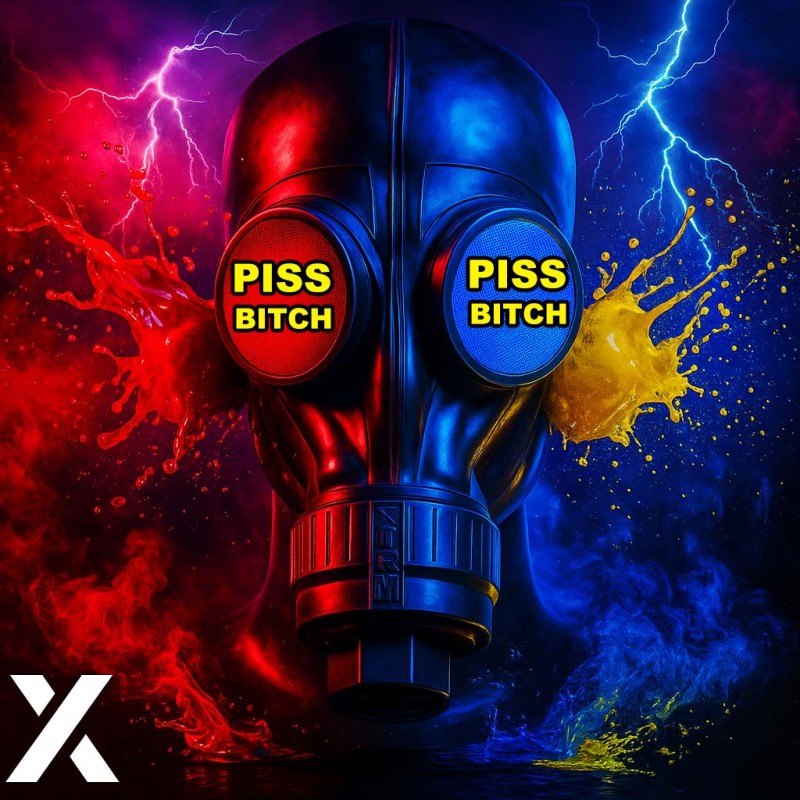 XTRM FETISH MONSTER  MASK  PISS BITCH|XTRM|Tigerversand – we reply fast, even faster via WhatsApp! Fastest shipping from our warehouses in Germany and Switzerland.|BDSM & Masken