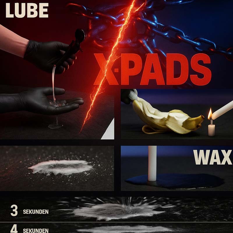 FETISH PAD IS THE ORIGINAL BLACK ABSORBER|® XLeathers|TV|Fists