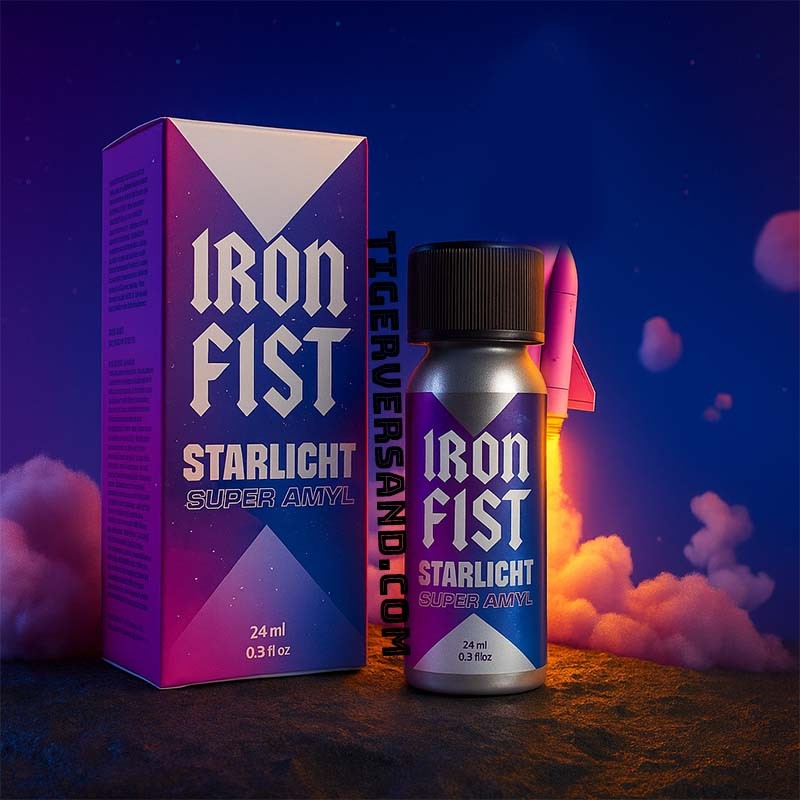 Iron Fist Starlight 24 ml|PWD EUROPE|Tigerversand – we reply fast, even faster via WhatsApp! Fastest shipping from our warehouses in Germany and Switzerland.|Amylnitrit Poppers