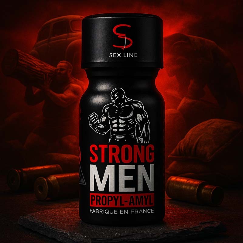Strong Men 15ml|FRENCH POPPERS|Tigerversand – we reply fast, even faster via WhatsApp! Fastest shipping from our warehouses in Germany and Switzerland.|Amylnitrit Poppers