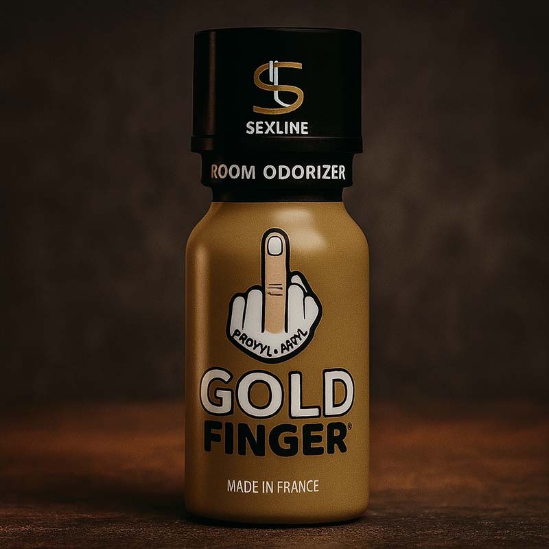 Goldfinger 15ml|FRENCH POPPERS|Tigerversand – we reply fast, even faster via WhatsApp! Fastest shipping from our warehouses in Germany and Switzerland.|Amylnitrit Poppers