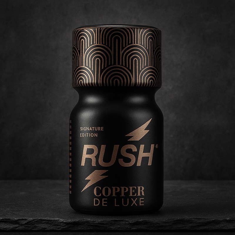 Rush Copper de Luxe 10 ml|RUSH POPPERS|Tigerversand – we reply fast, even faster via WhatsApp! Fastest shipping from our warehouses in Germany and Switzerland.|Amyl nitrite Poppers