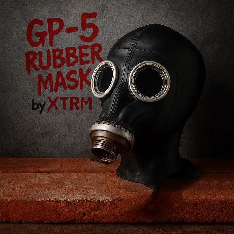 black Fetish (gas) mask|XTRM|Tigerversand – we reply fast, even faster via WhatsApp! Fastest shipping from our warehouses in Germany and Switzerland.|BDSM & masks