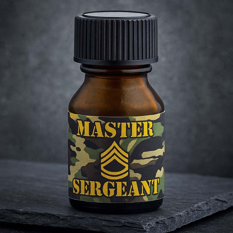 MASTER SERGEANT 10ml|ALPHA POPPERS|Tigerversand – we reply fast, even faster via WhatsApp! Fastest shipping from our warehouses in Germany and Switzerland.|Pentylnitrit Poppers