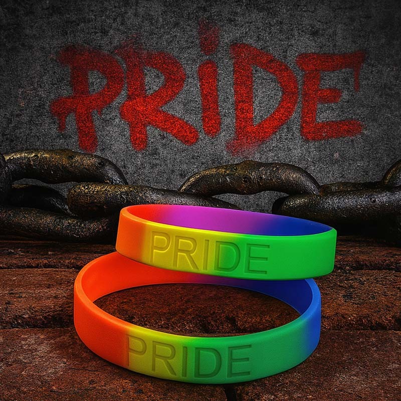 PRIDE Rainbow Silikon Armband||Tigerversand – we reply fast, even faster via WhatsApp! Fastest shipping from our warehouses in Germany and Switzerland.|Gaypride