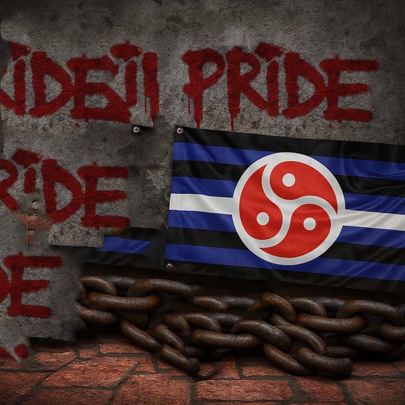BDSM PRIDE FLAG 90x150|TOY PLAYER|Tigerversand – we reply fast, even faster via WhatsApp! Fastest shipping from our warehouses in Germany and Switzerland.|Gaypride
