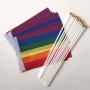 1x Pride Hand Flag 14x21cm||Tigerversand – we reply fast, even faster via WhatsApp! Fastest shipping from our warehouses in Germany and Switzerland.|Gaypride