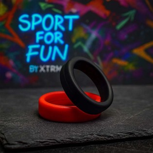 X Rubber Cockrings 2 Pack|SPORTFUCKER|Tigerversand – we reply fast, even faster via WhatsApp! Fastest shipping from our warehouses in Germany and Switzerland.|Ball stretcher