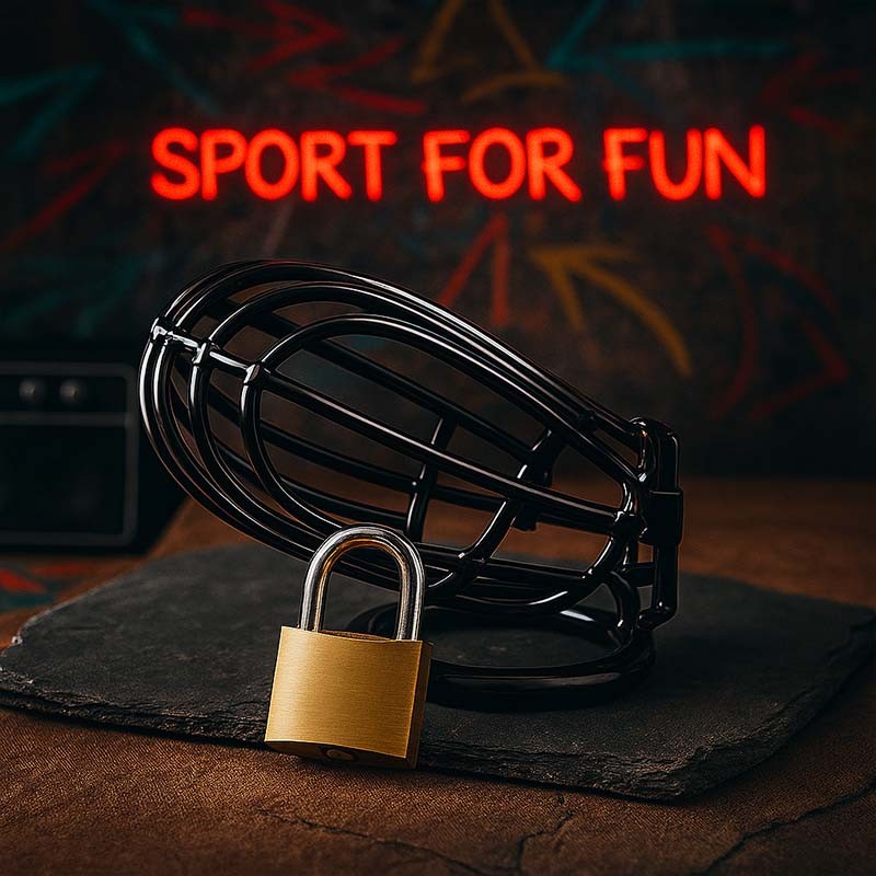 ALPHA X BLACK RUSH CAGE|® XLeathers|Tigerversand – we reply fast, even faster via WhatsApp! Fastest shipping from our warehouses in Germany and Switzerland.|Penis cages