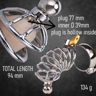 Black Rush Titanium CAGE|Alpha X|Tigerversand – we reply fast, even faster via WhatsApp! Fastest shipping from our warehouses in Germany and Switzerland.|Peniskäfige