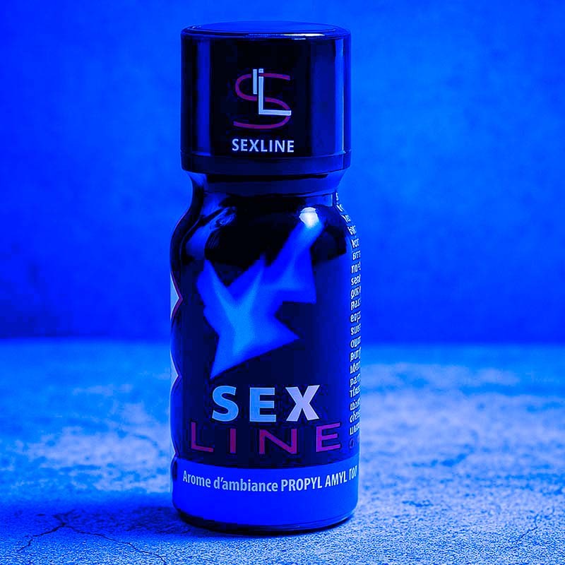 Sexlijn BLAUW 15 ml|FRENCH POPPERS|TV|Nitriet mengen Poppers