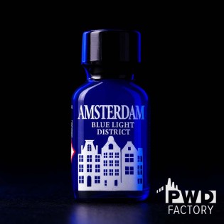 Amsterdam Blue Light District 24ml|PWD EUROPE|Tigerversand – we reply fast, even faster via WhatsApp! Fastest shipping from our warehouses in Germany and Switzerland.|Pentylnitrit Poppers