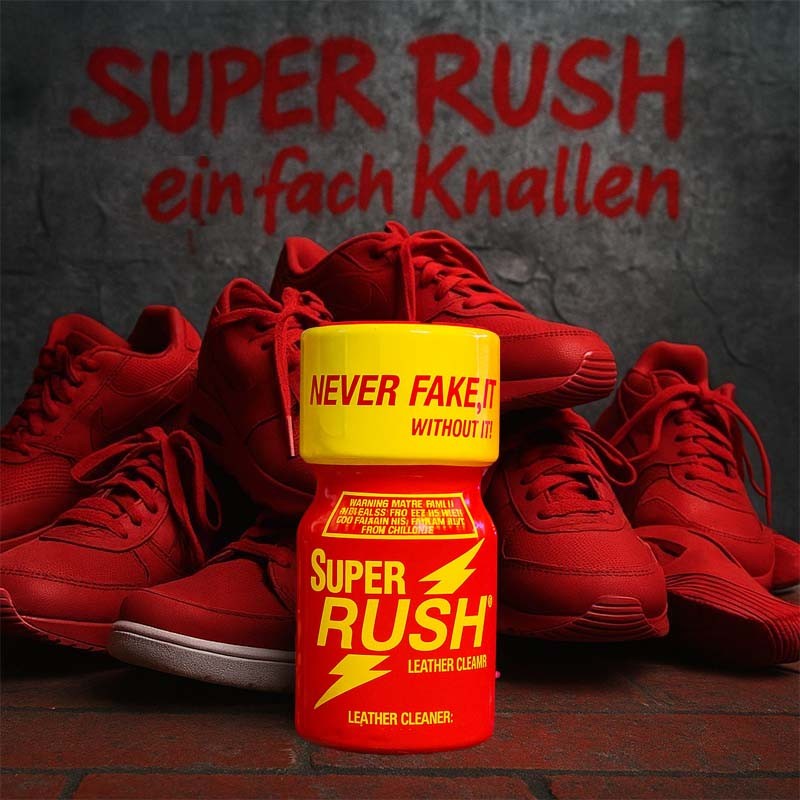 Super Rush Red 10 ml|RUSH POPPERS|Tigerversand – we reply fast, even faster via WhatsApp! Fastest shipping from our warehouses in Germany and Switzerland.|Amylnitrit Poppers