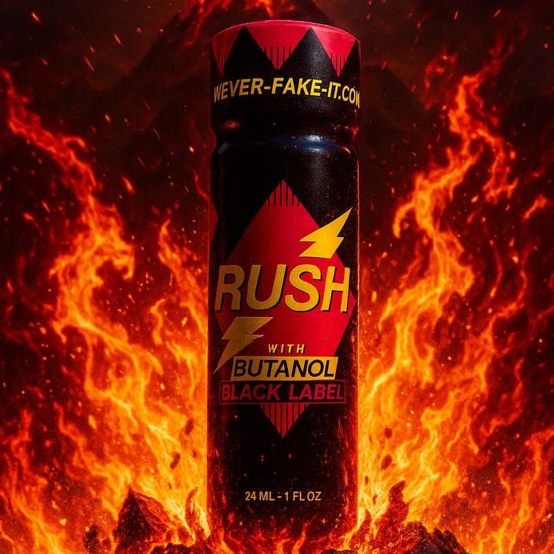 Rush Butanol Black Label 24ml|PWD EUROPE|Tigerversand – we reply fast, even faster via WhatsApp! Fastest shipping from our warehouses in Germany and Switzerland.|Butanol Poppers