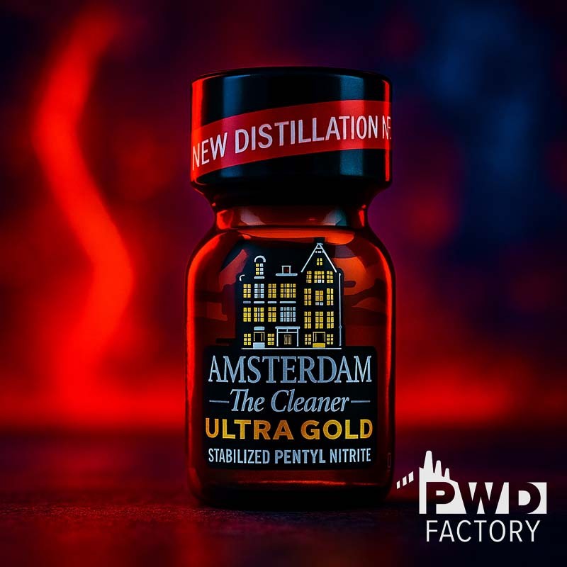 Amsterdam Ultra Goud 10ml|PWD EUROPE|TV|Pentylnitriet Poppers
