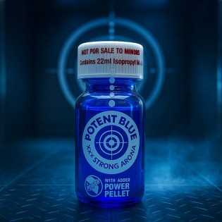 Potent Blue XXX Strong 22ml|ALPHA POPPERS|Tigerversand – we reply fast, even faster via WhatsApp! Fastest shipping from our warehouses in Germany and Switzerland.|Propyl Poppers
