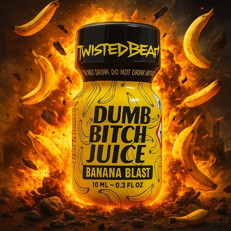 Dumb Bitch Juice Banana 10ml|PWD EUROPE|Tigerversand – we reply fast, even faster via WhatsApp! Fastest shipping from our warehouses in Germany and Switzerland.|Amylnitrit Poppers