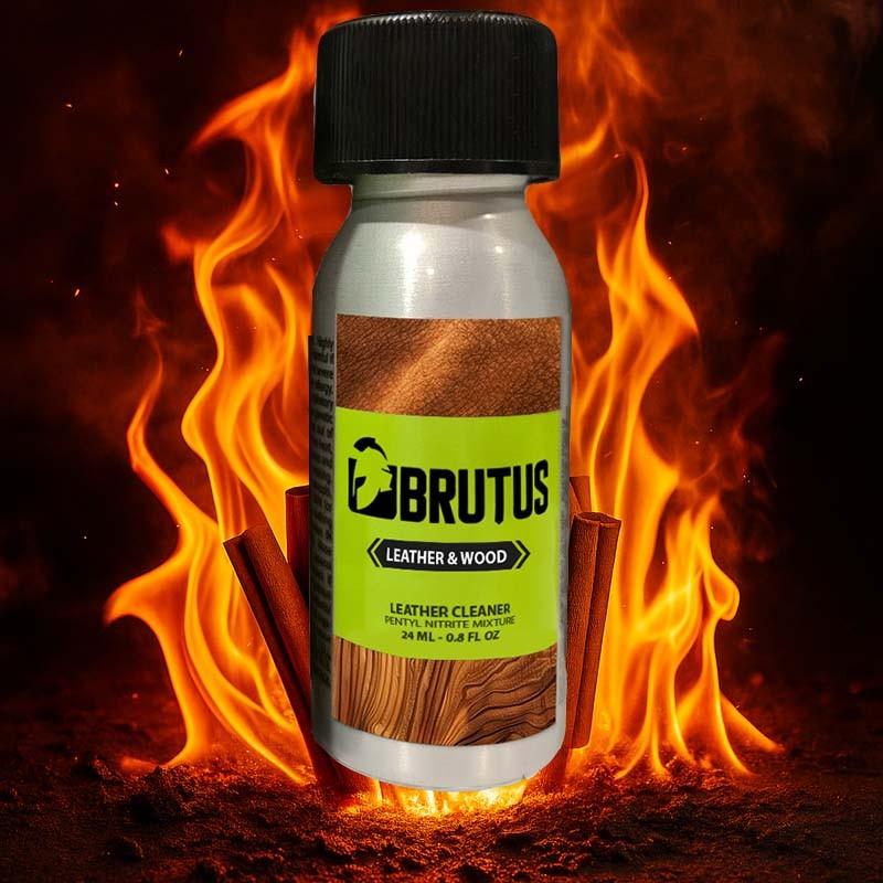Brutus Leather and Wood 24ml|PWD EUROPE|Tigerversand – we reply fast, even faster via WhatsApp! Fastest shipping from our warehouses in Germany and Switzerland.|Pentylnitrit Poppers