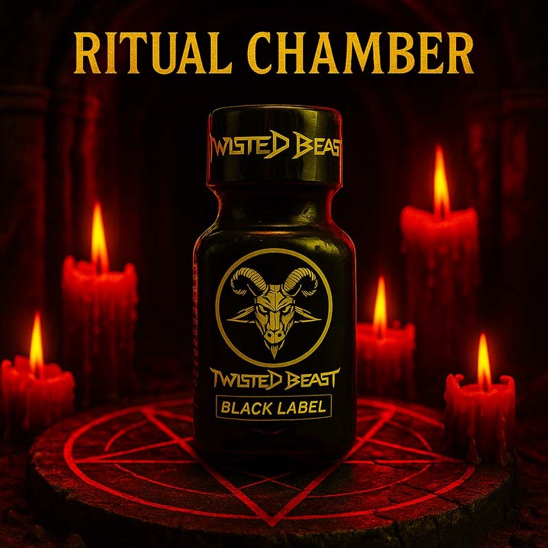 Twisted Beast Black 10ml|PWD EUROPE|Tigerversand – we reply fast, even faster via WhatsApp! Fastest shipping from our warehouses in Germany and Switzerland.|Pentyl nitrite Poppers