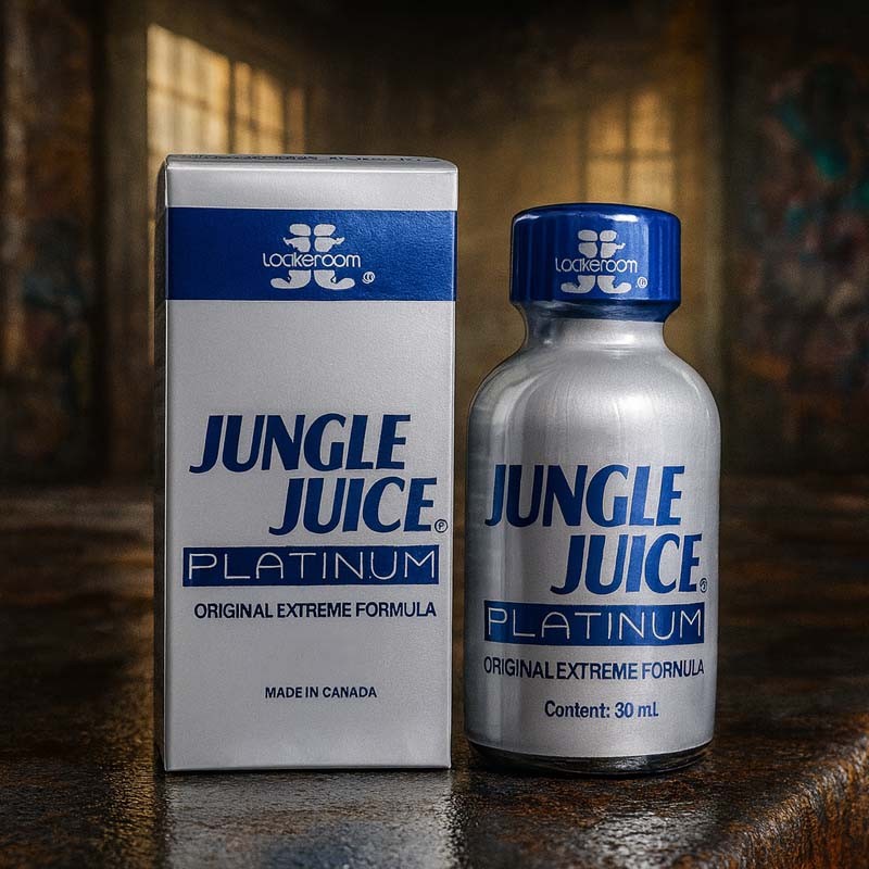 Jungle Juice Platinium Boxed 30 ml|LOCKERROOM POPPERS|Tigerversand – we reply fast, even faster via WhatsApp! Fastest shipping from our warehouses in Germany and Switzerland.|Start