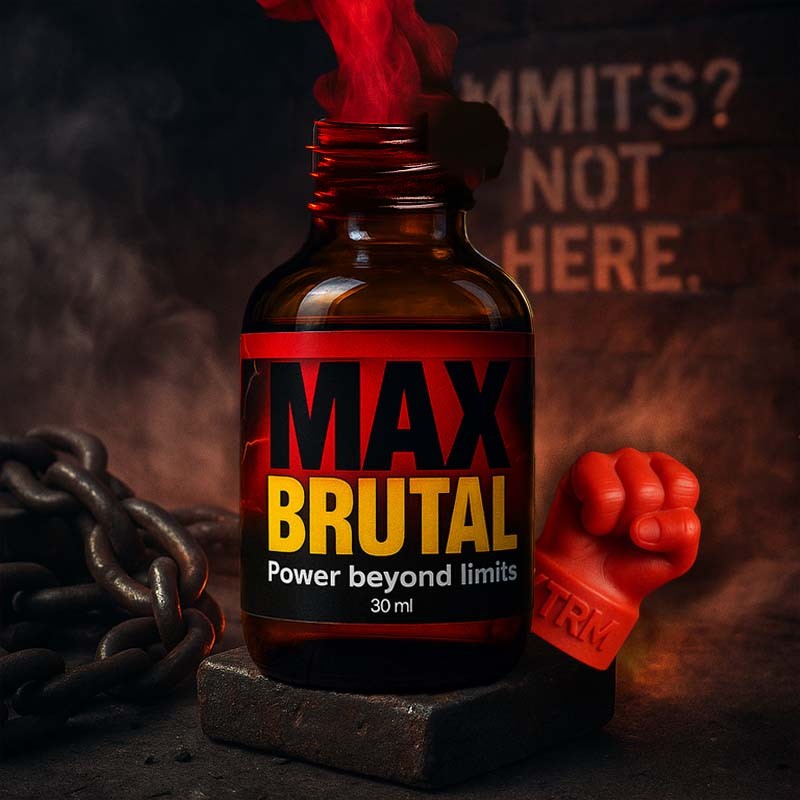 MAX BRUTAL 30 ml POPPERS|ALPHA POPPERS|Tigerversand – we reply fast, even faster via WhatsApp! Fastest shipping from our warehouses in Germany and Switzerland.|Propyl Poppers