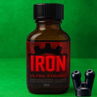 Iron Nitroxx Raw 30 ml|ALPHA POPPERS|Tigerversand – we reply fast, even faster via WhatsApp! Fastest shipping from our warehouses in Germany and Switzerland.|Amylnitrit Poppers