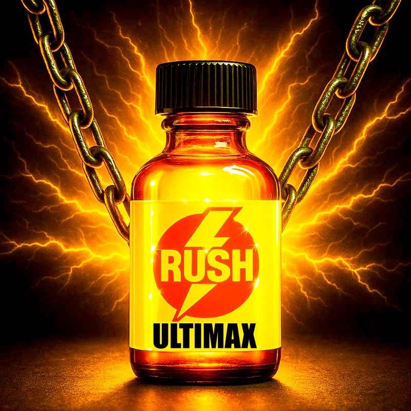 RUSH ULTIMAX  30 ML|ALPHA POPPERS|Tigerversand – we reply fast, even faster via WhatsApp! Fastest shipping from our warehouses in Germany and Switzerland.|Pentylnitrit Poppers